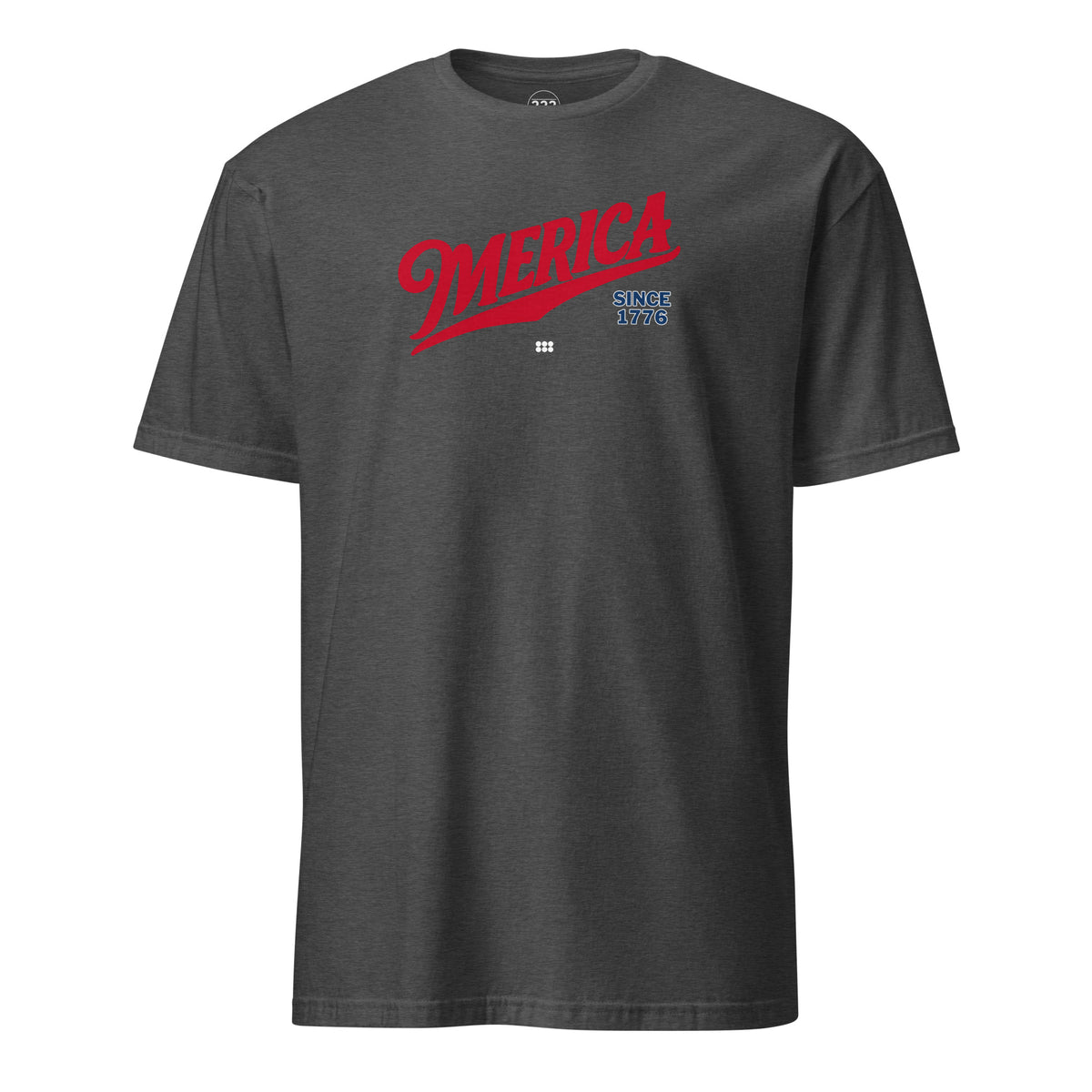 Merica Since 1776 T-Shirt Dark Heather Grey | 222 Threads