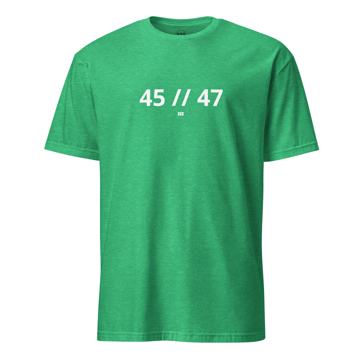 45 // 47 Trump T-Shirt Heather Irish Green | 222 Threads