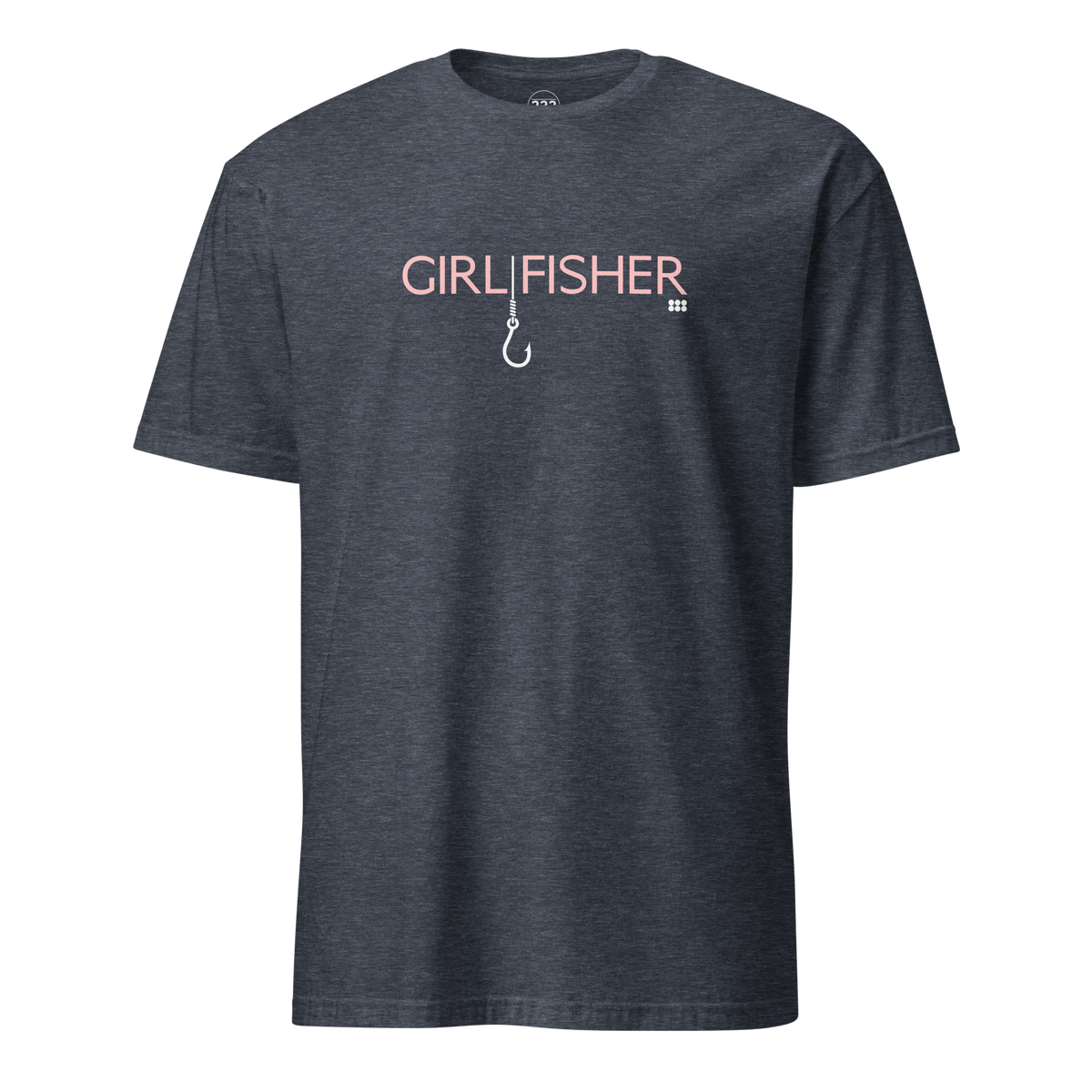 Girl Fisher T-Shirt Heather Navy | 222 Threads