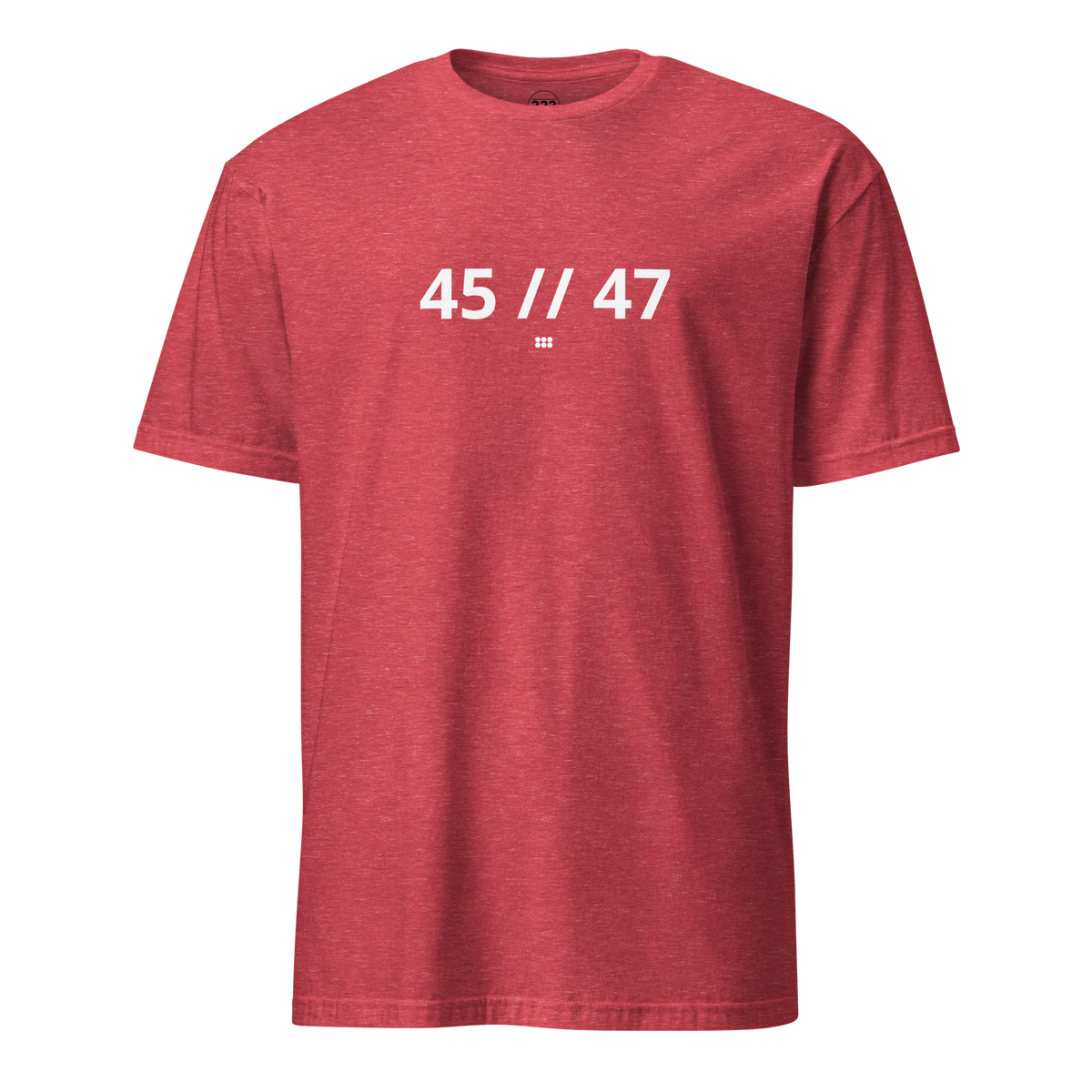 45 // 47 Trump T-Shirt Heather Red | 222 Threads