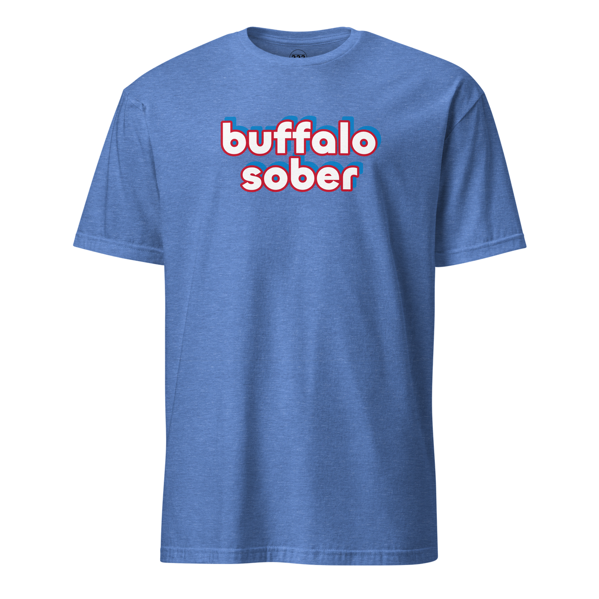 Buffalo Sober T-Shirt Heather Royal | 222 Threads