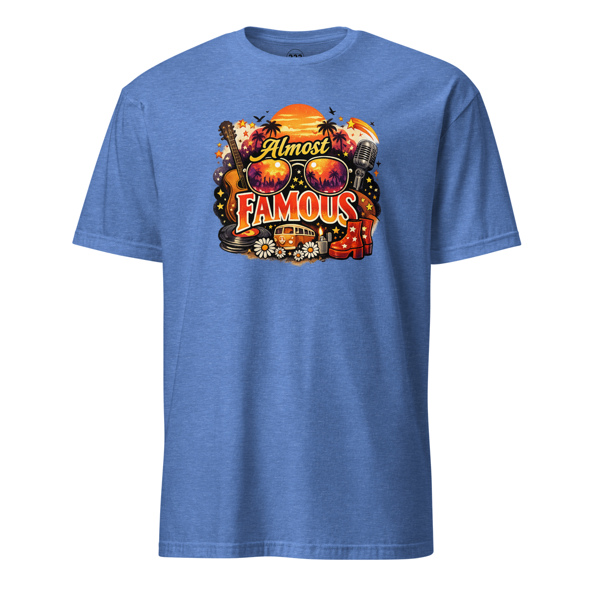 Almost Famous T-Shirt Heather Royal | 222 Threads