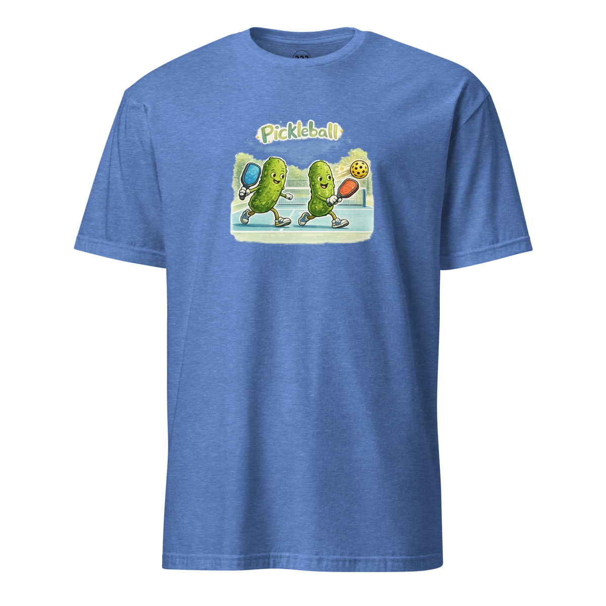 Pickleball T-Shirt Heather Royal | 222 Threads