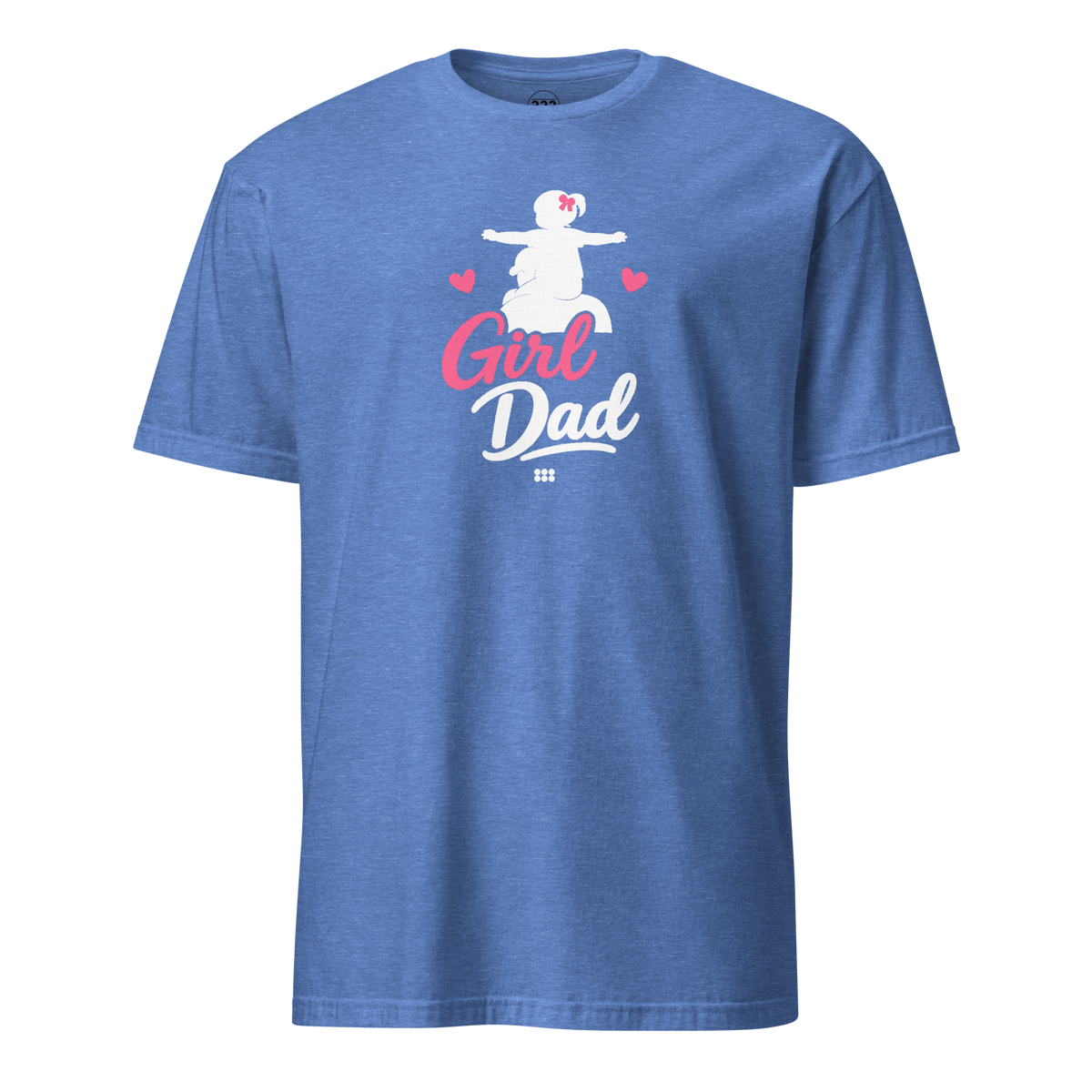 Girl Dad T-Shirt Heather Royal | 222 Threads