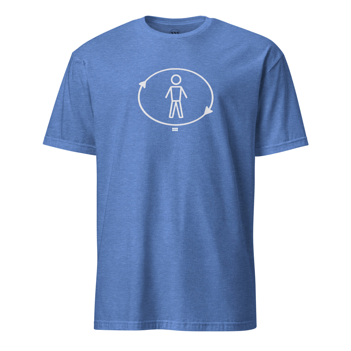 Human In The Loop AI T-Shirt Heather Royal | 222 Threads