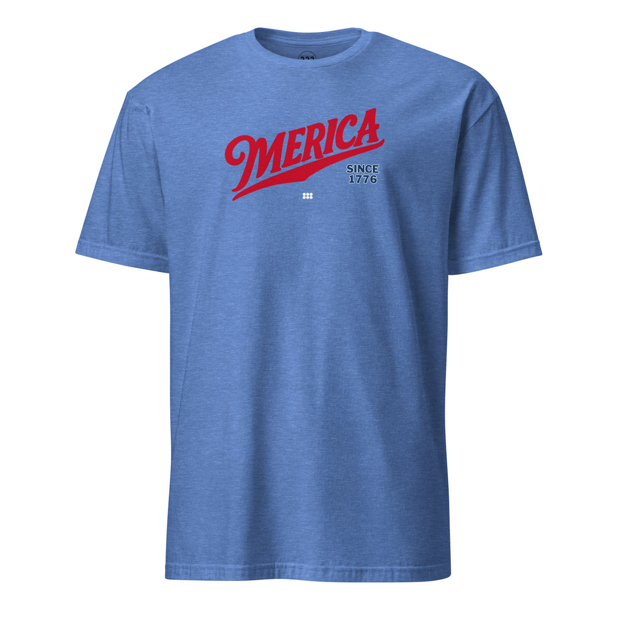 Merica Since 1776 T-Shirt Heather Royal | 222 Threads