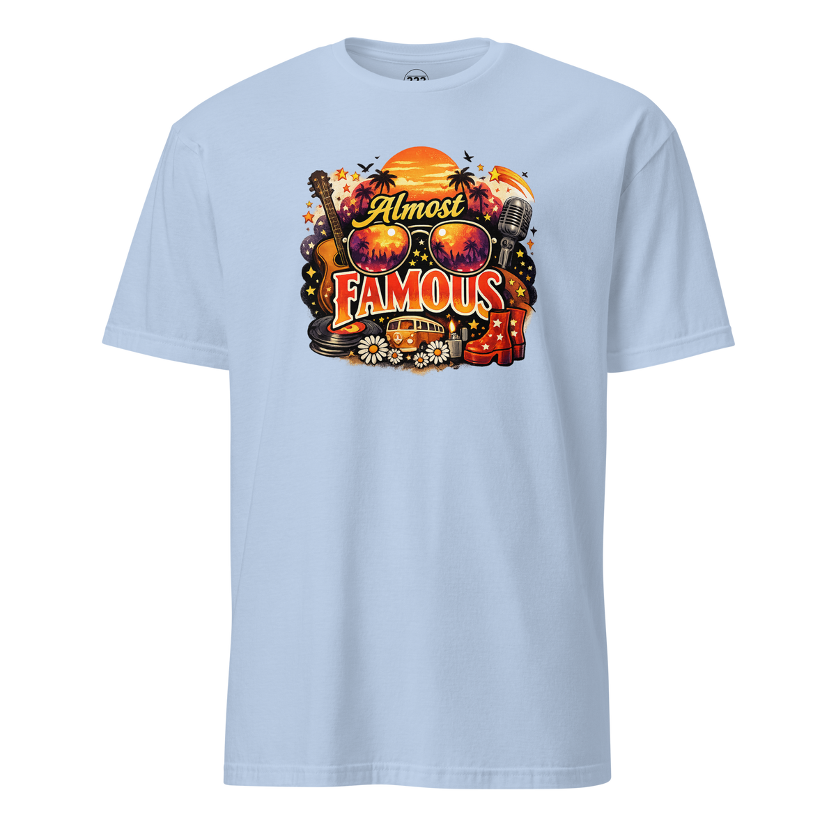 Almost Famous T-Shirt Light Blue | 222 Threads
