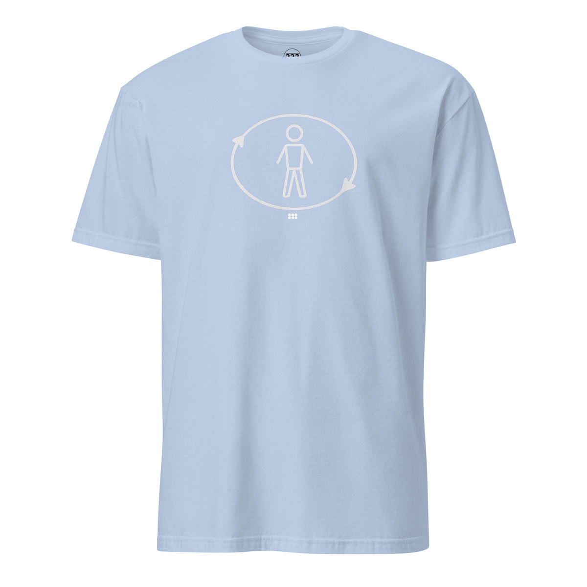 Human In The Loop AI T-Shirt Light Blue | 222 Threads