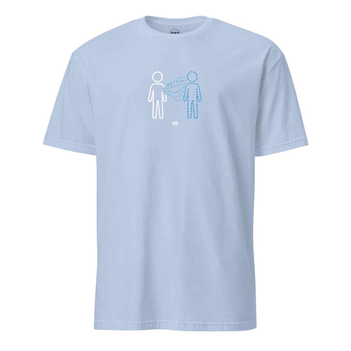 Digital Twin AI T-Shirt Light Blue | 222 Threads
