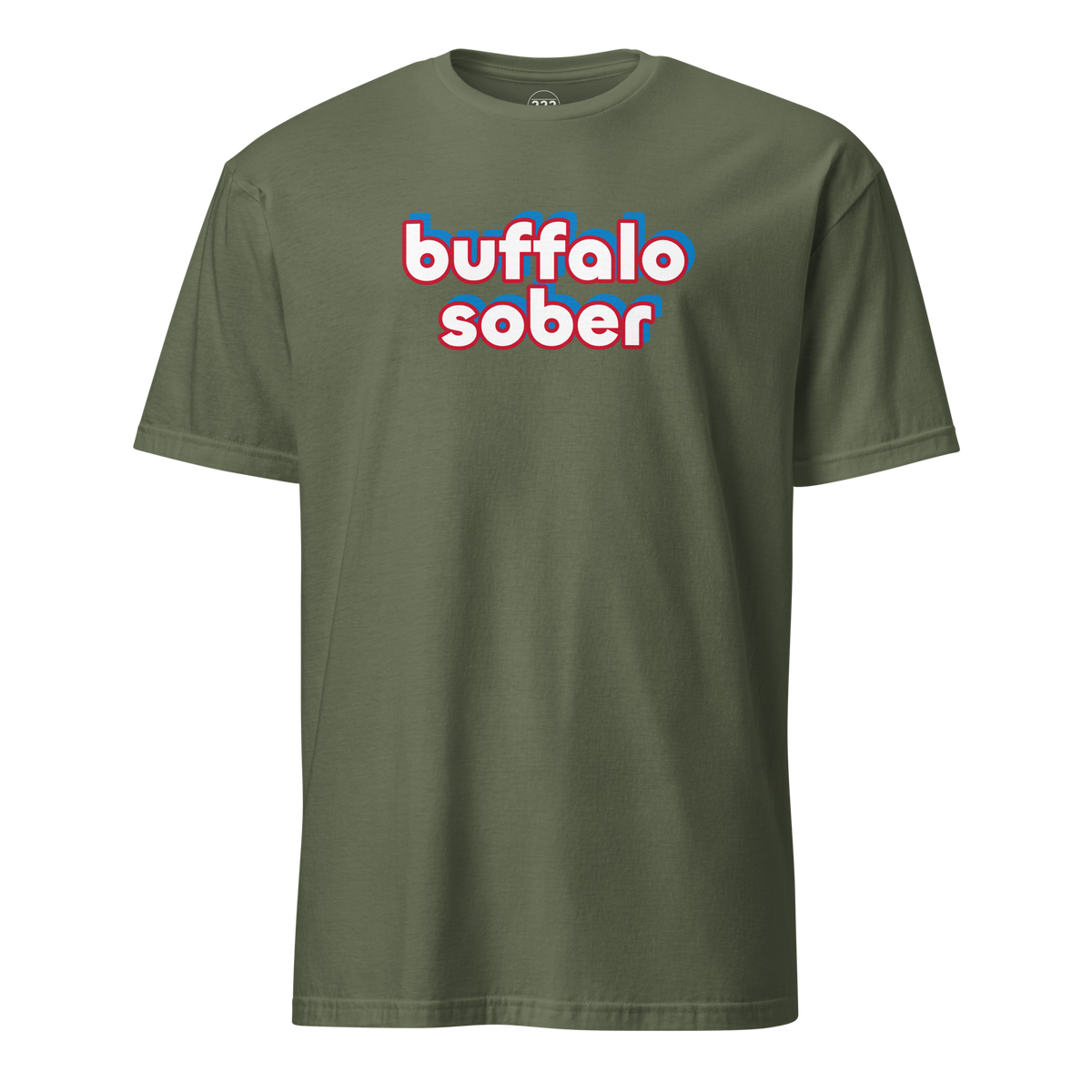 Buffalo Sober T-Shirt Military Green | 222 Threads