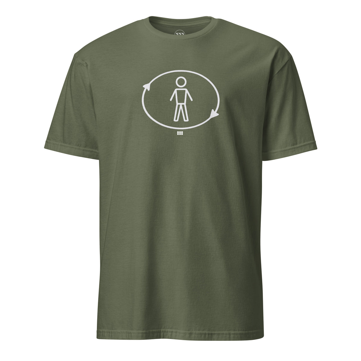 Human In The Loop AI T-Shirt Military Green | 222 Threads