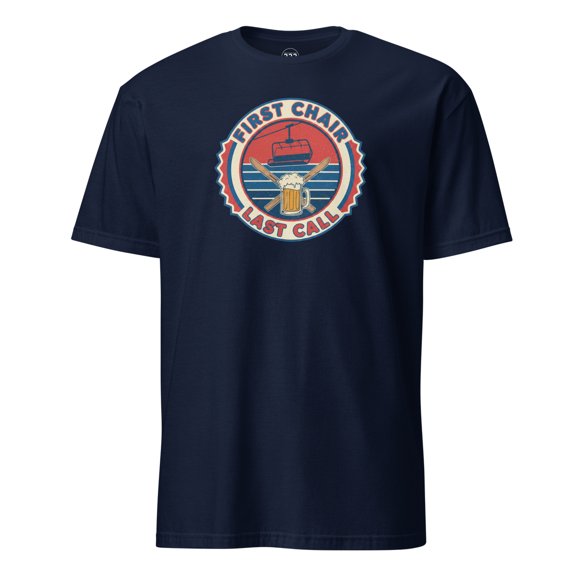 First Chair Last Call T-Shirt Navy | 222 Threads