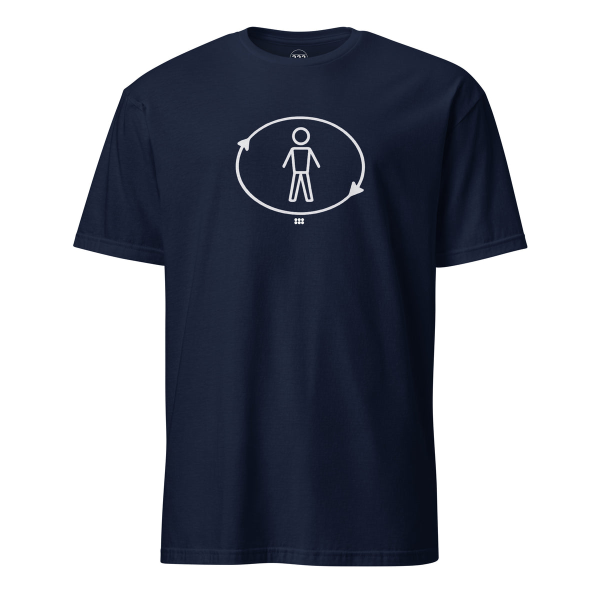 Human In The Loop AI T-Shirt Navy | 222 Threads