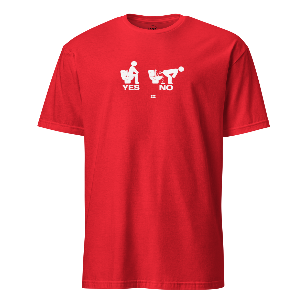 YES or NO T-Shirt Red | 222 Threads
