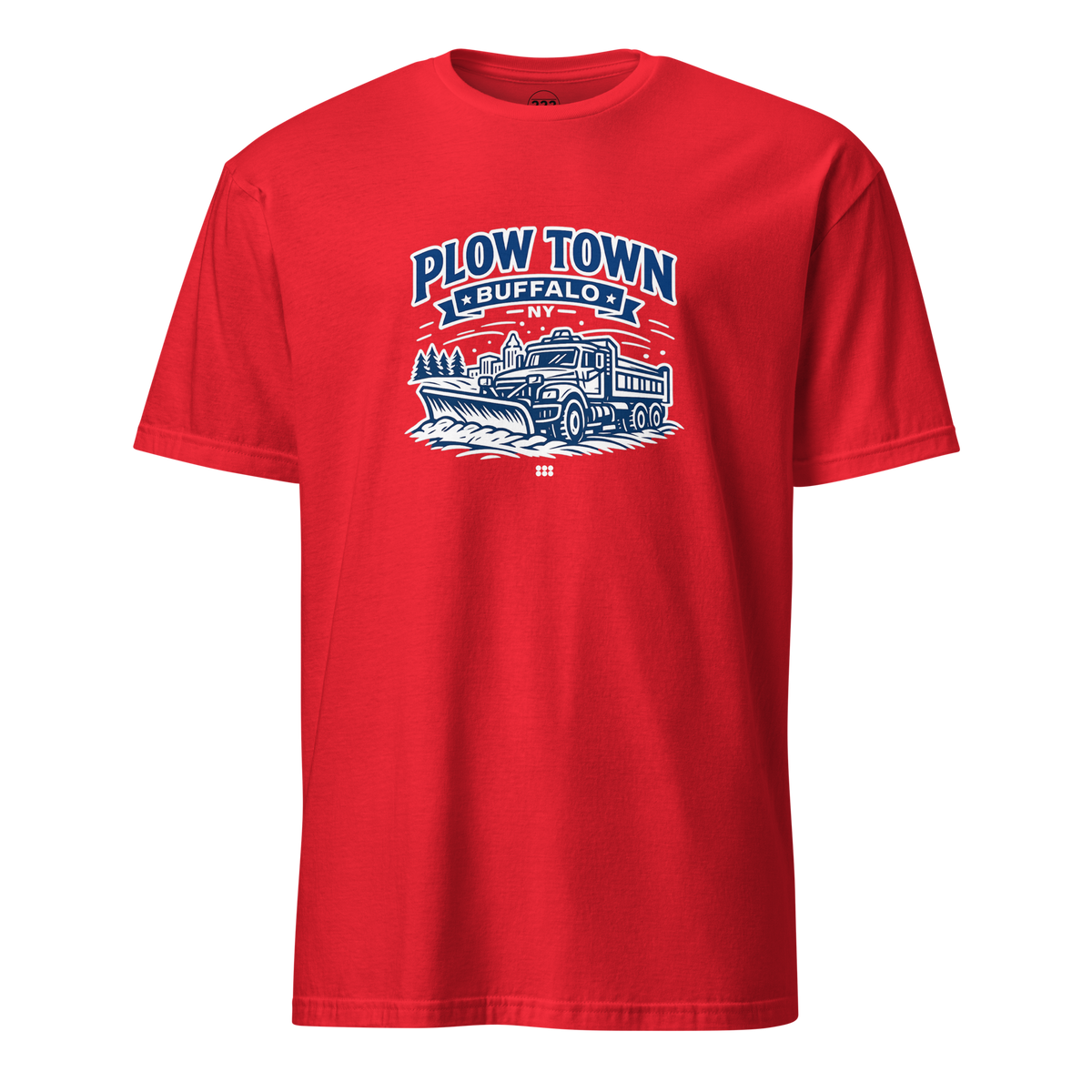 Plow Town Buffalo T-Shirt Red | 222 Threads
