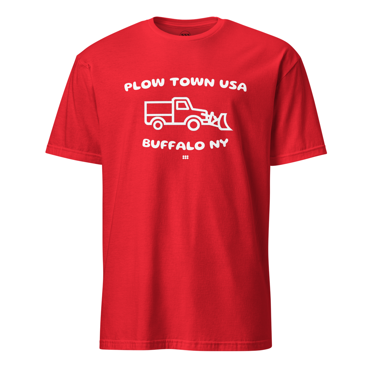 Plow Town Buffalo T-Shirt Red | 222 Threads