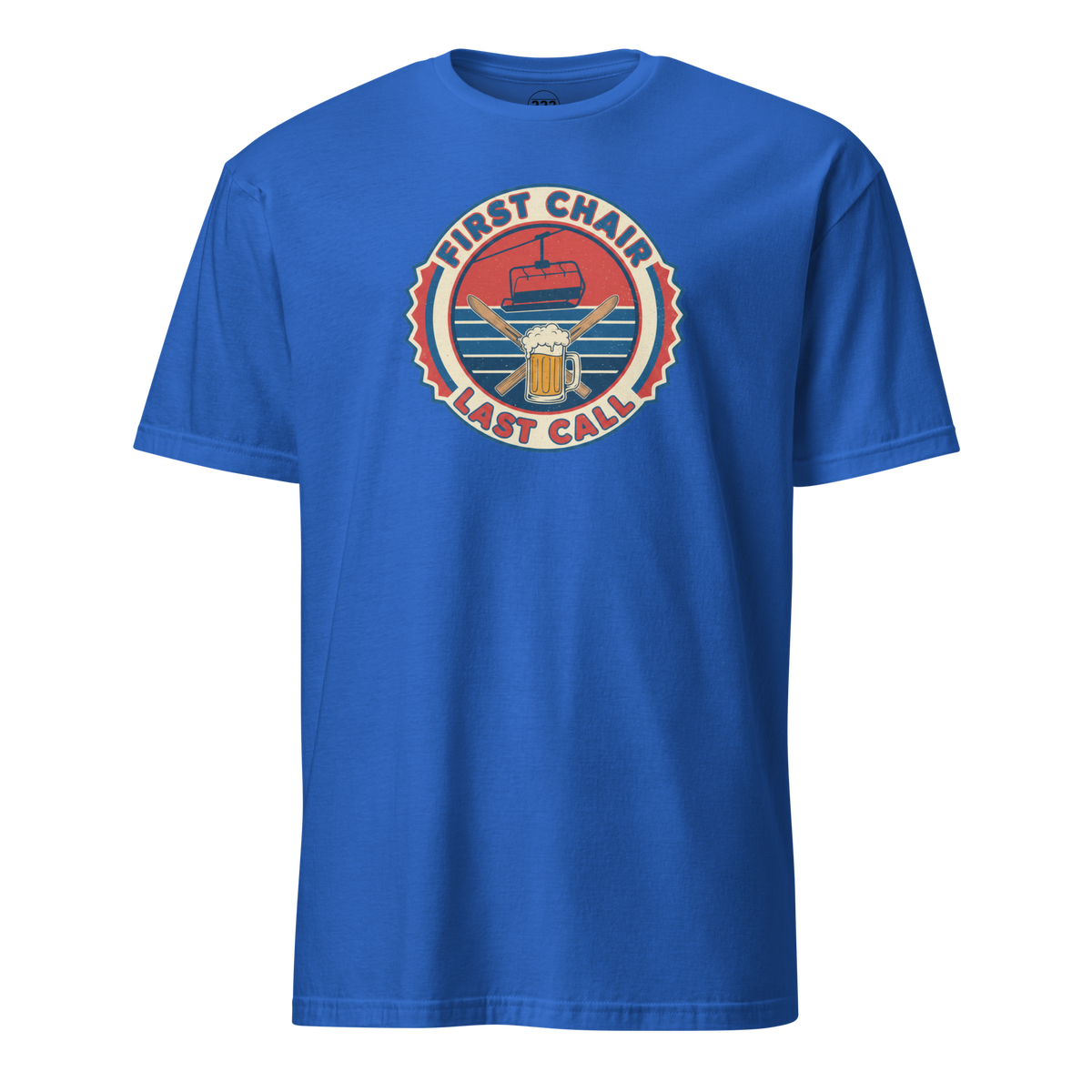 First Chair Last Call T-Shirt Royal | 222 Threads