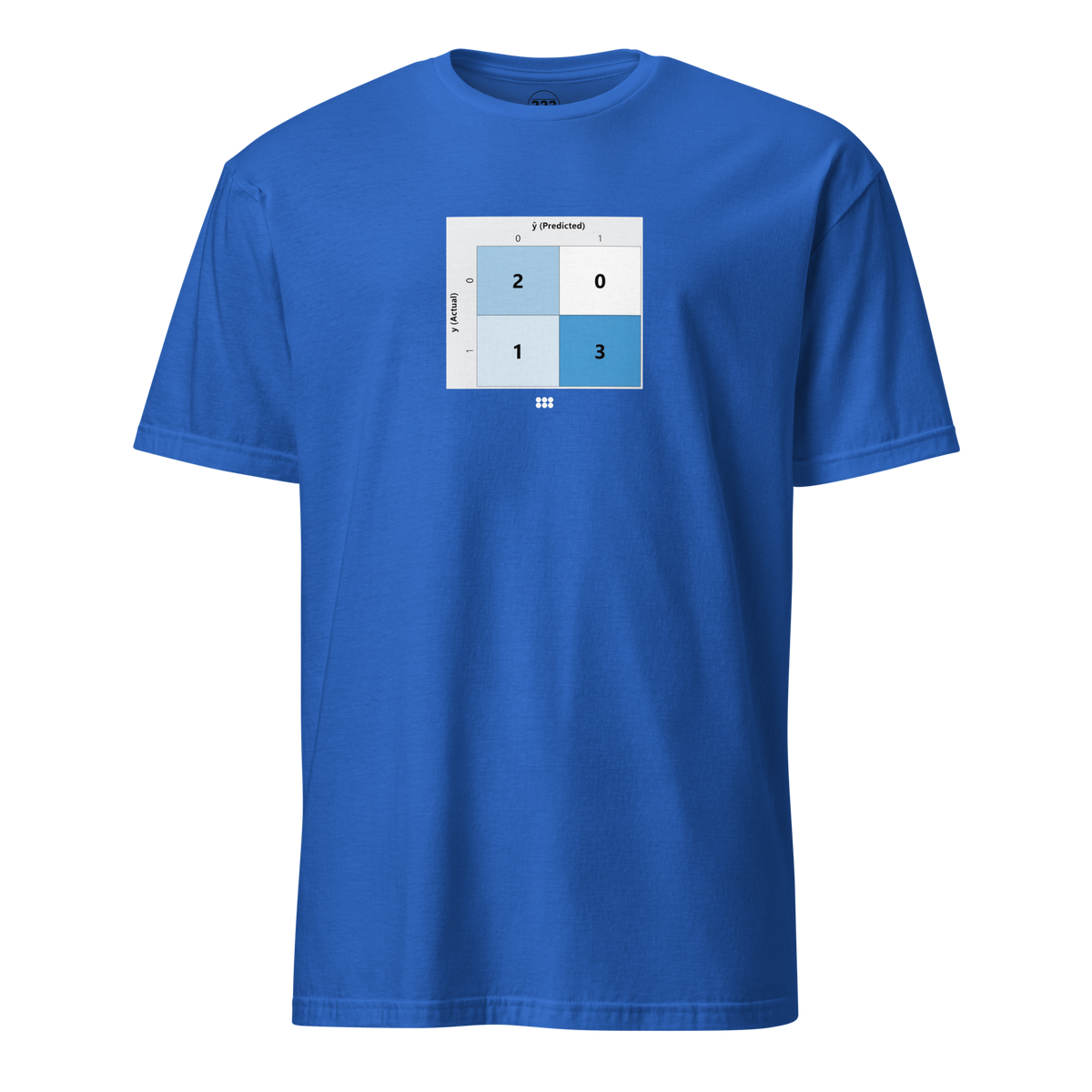 Binary Confusion Matrix AI T-Shirt Royal | 222 Threads