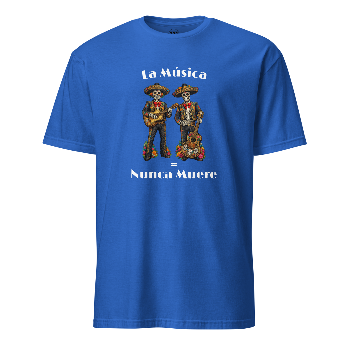 La Música Nunca Muere T-Shirt Royal | 222 Threads