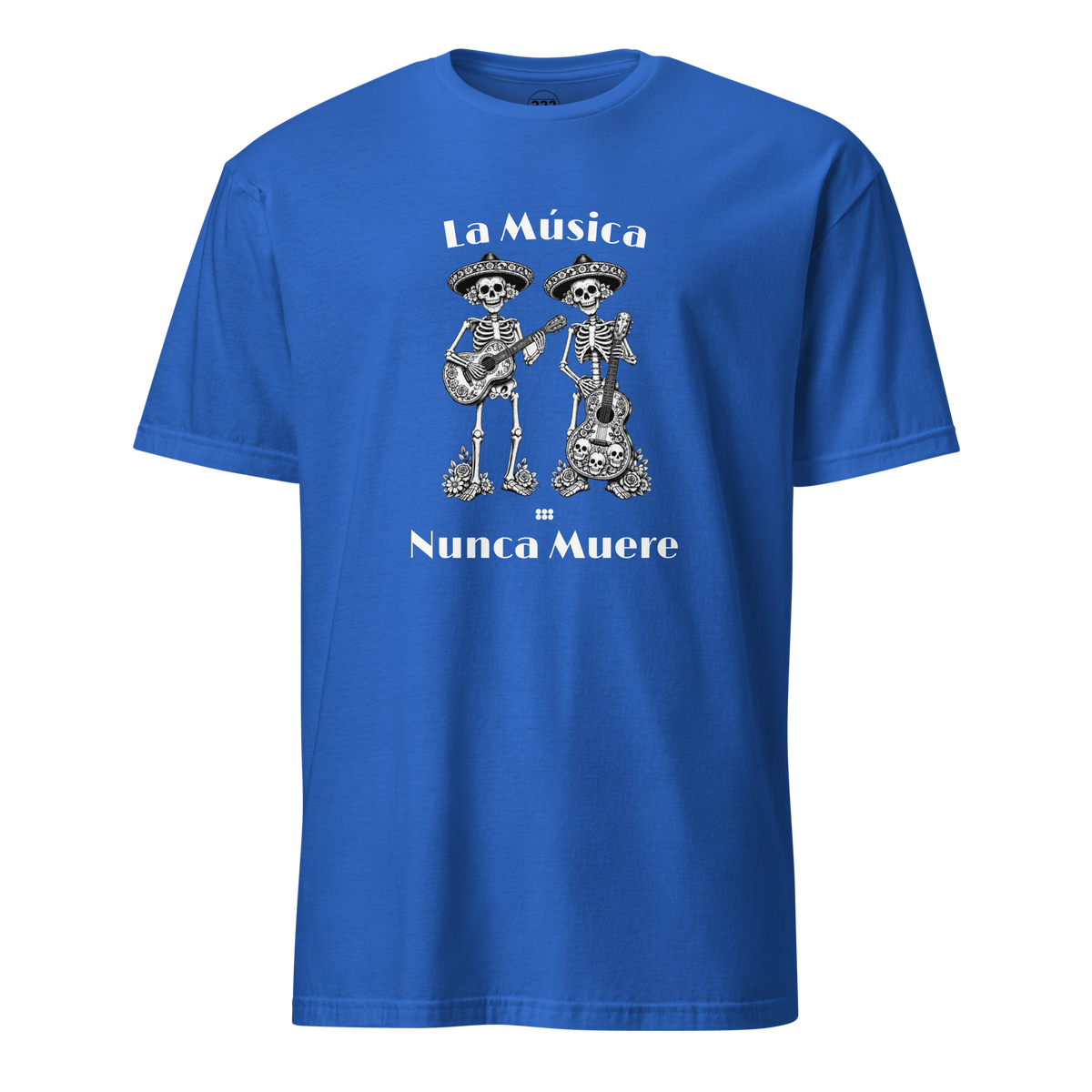 La Música Nunca Muere T-Shirt Royal | 222 Threads