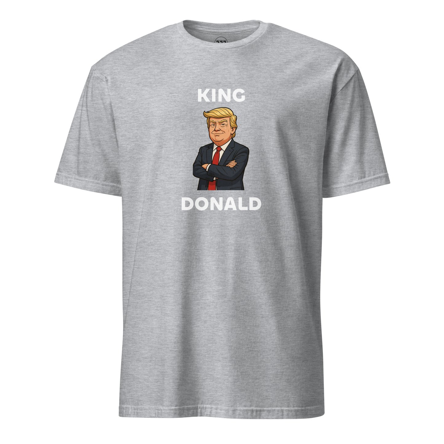 King Donald novelty t-shirt sport grey