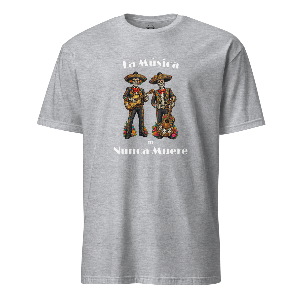 La Música Nunca Muere T-Shirt Sport Grey | 222 Threads