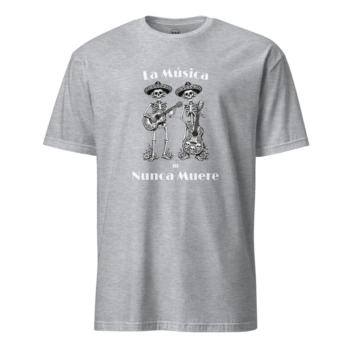 La Música Nunca Muere T-Shirt Sport Grey | 222 Threads