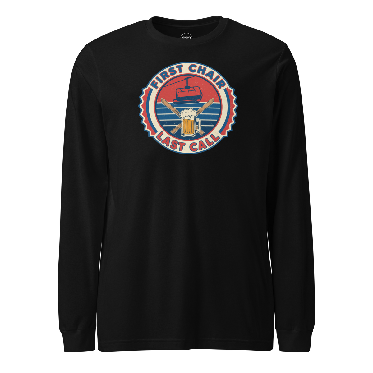 First Chair Last Call Long Sleeve Tee Black | 222 Threads