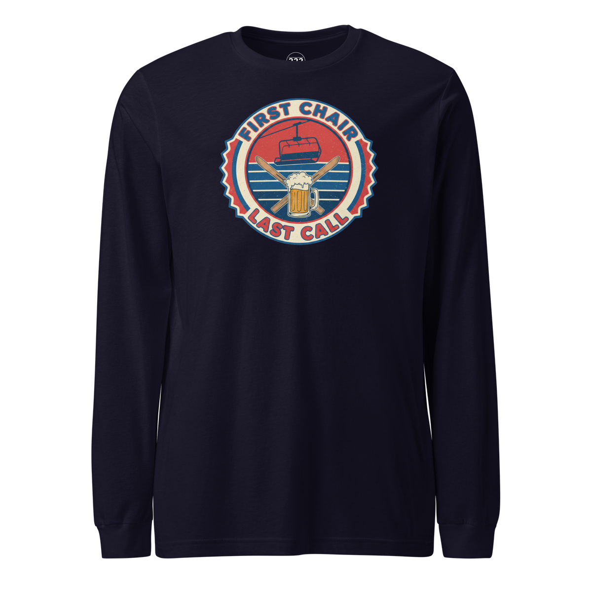 First Chair Last Call Long Sleeve Tee Navy | 222 Threads