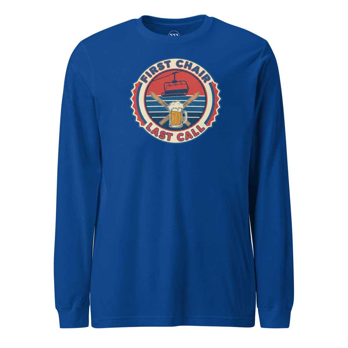 First Chair Last Call Long Sleeve Tee True Royal | 222 Threads