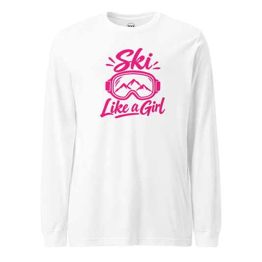 Ski Like A Girl Long Sleeve Tee