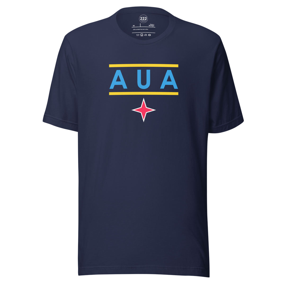Aruba AUA T-Shirt Navy | 222 Threads