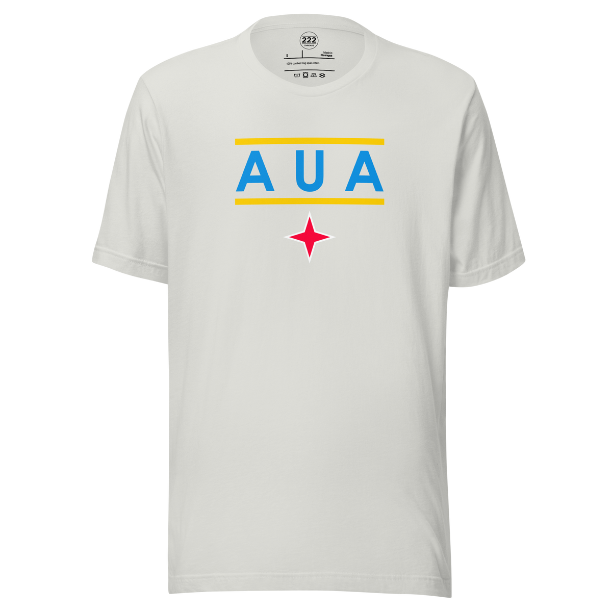 Aruba AUA T-Shirt Silver | 222 Threads