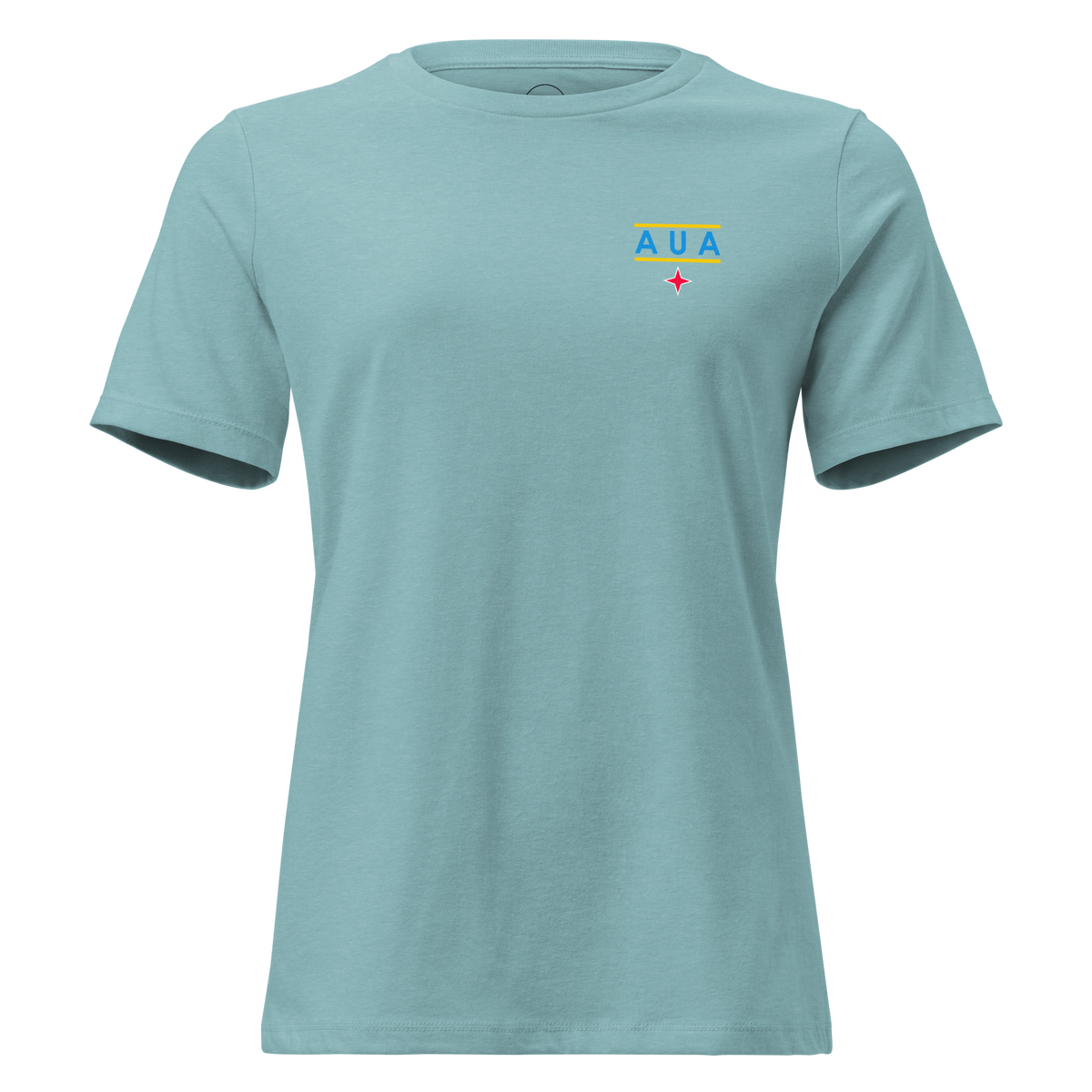 Aruba AUA Women's T-Shirt Heather Blue Lagoon | 222 Threads