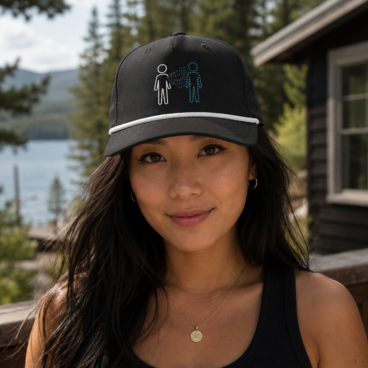 Digital Twin AI Rope Hat 222 Threads