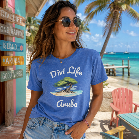 Divi Life Aruba T-Shirt 222 Threads