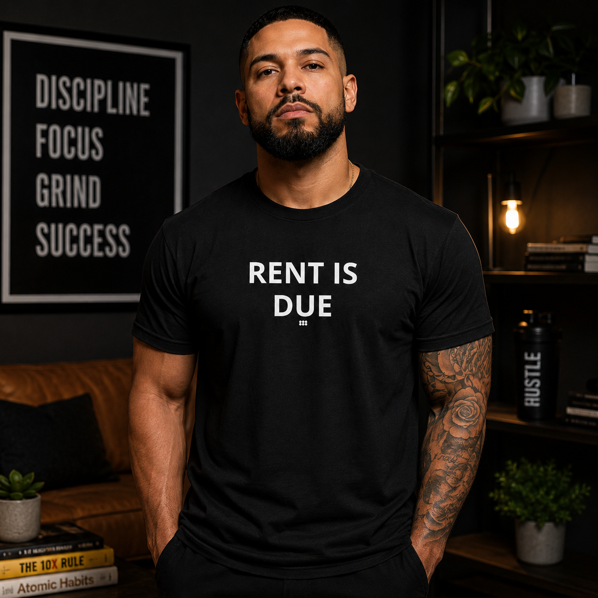 Rent Is Due T-Shirt 222 Threads