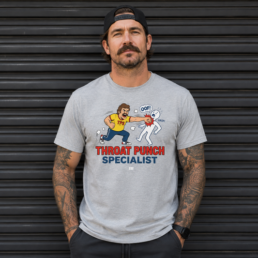 Throat Punch Specialist T-Shirt 222 Threads