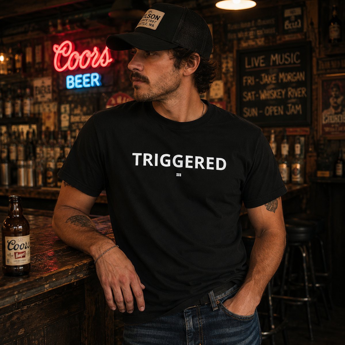 TRIGGERED T-Shirt 222 Threads