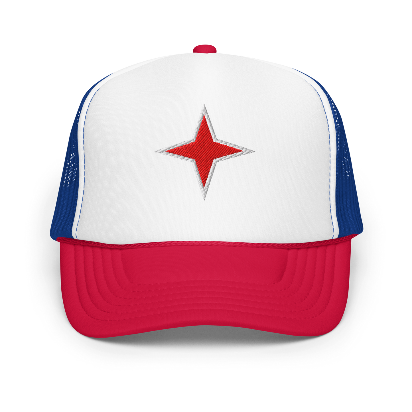 Aruba Red Star Foam Trucker Hat