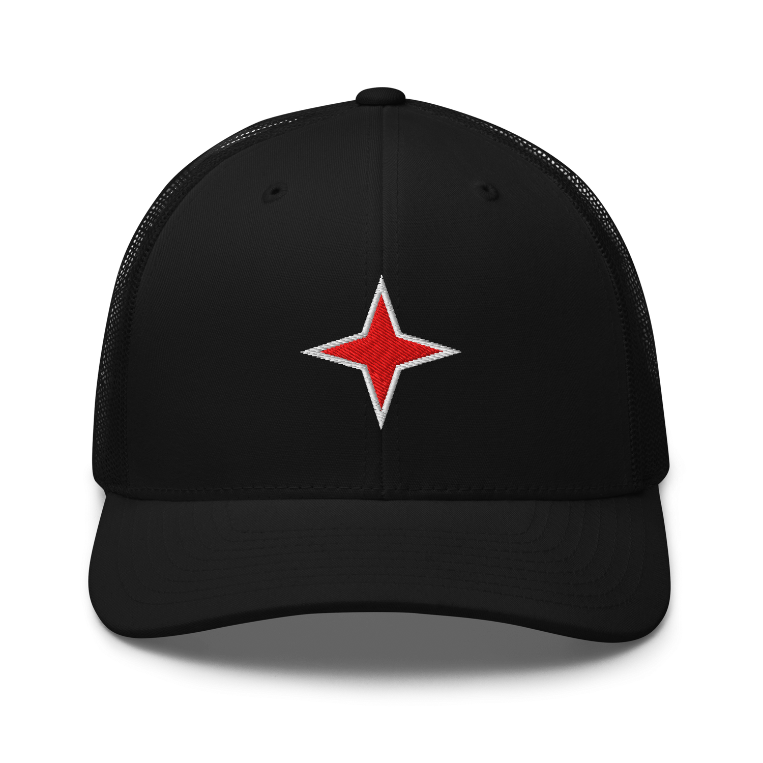 Aruba Red Star Trucker Hat - 222 Threads