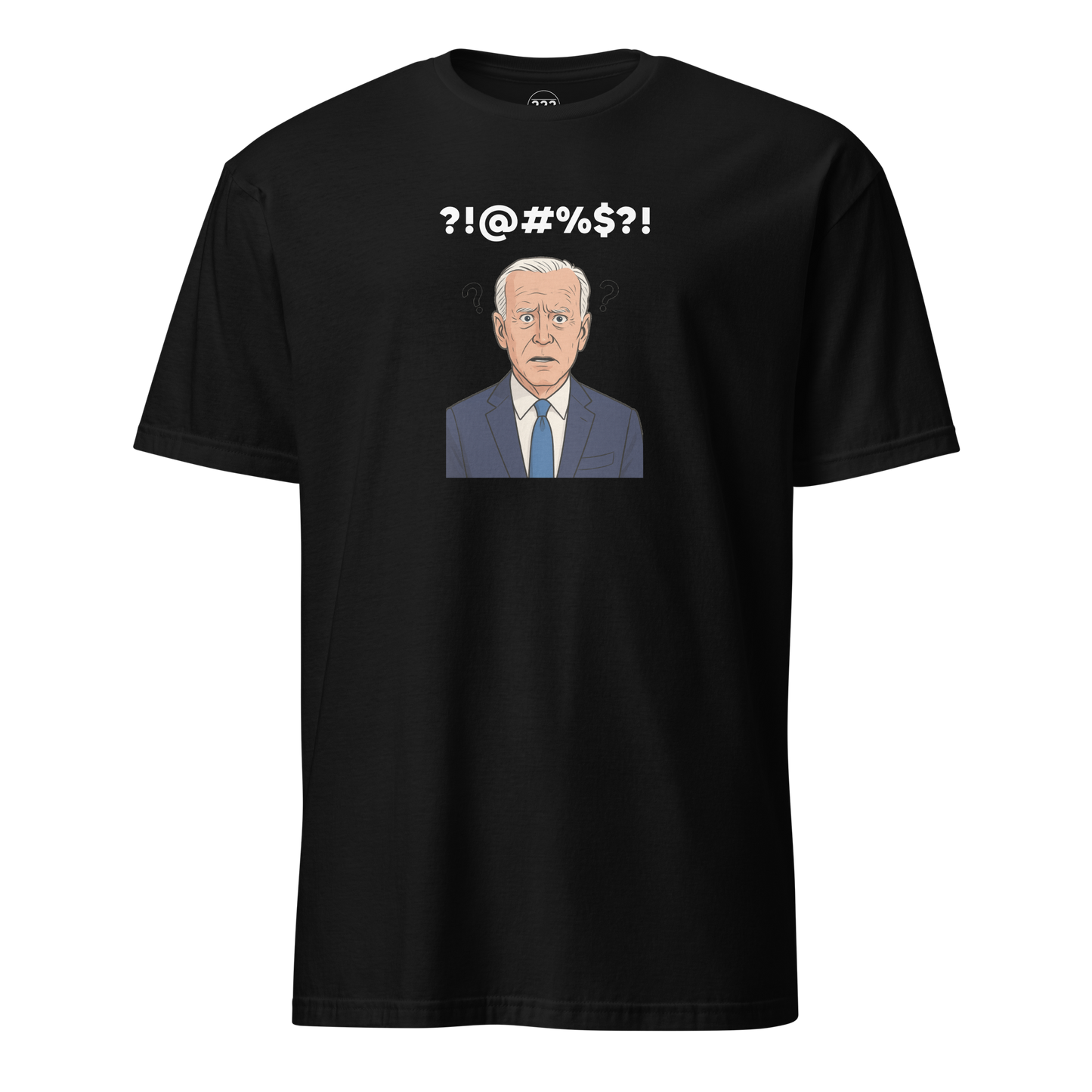 Confused novelty t-shirt black