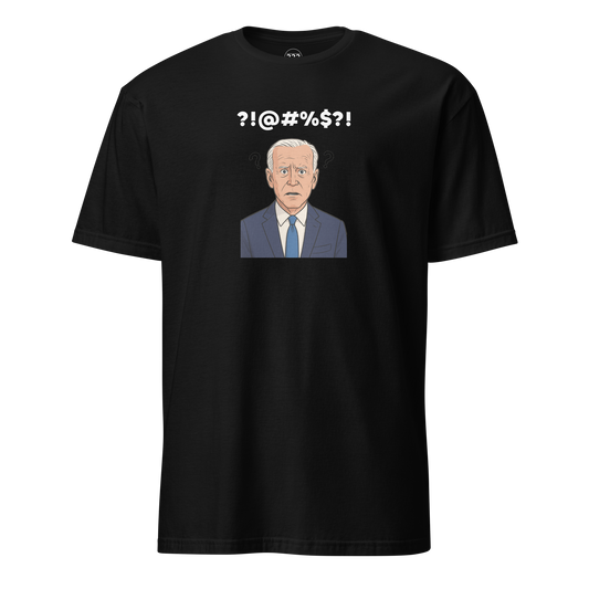 Confused novelty t-shirt black