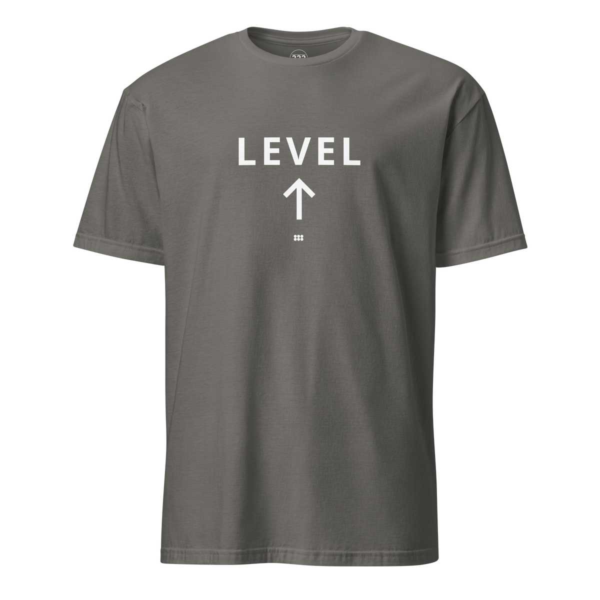 Level Up T-Shirt Charcoal | 222 Threads