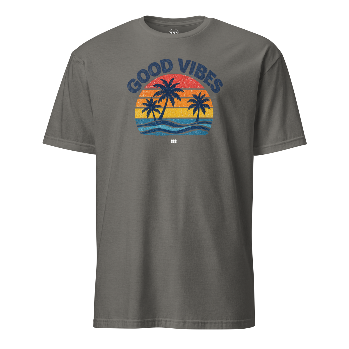 Good Vibes T-Shirt Charcoal | 222 Threads
