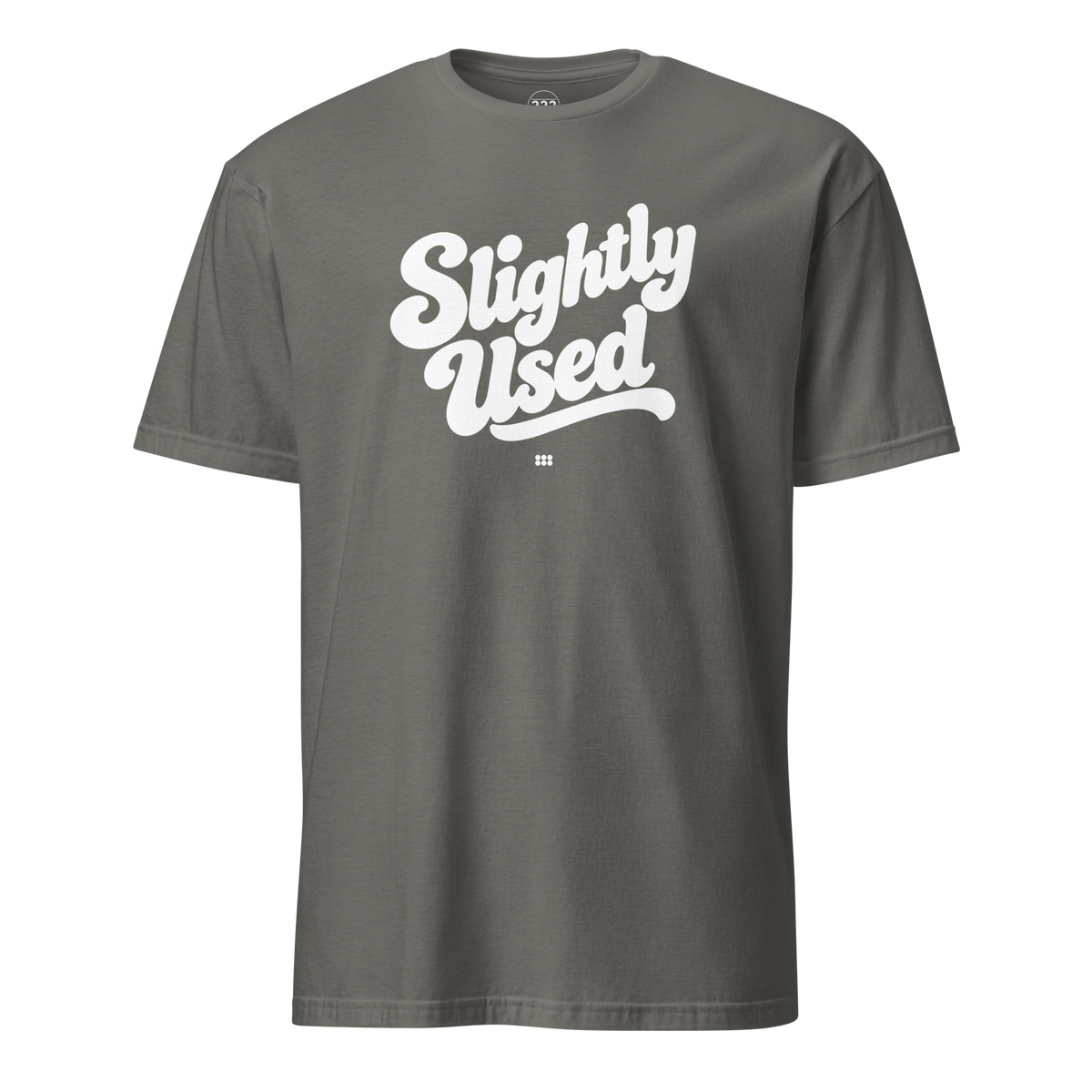 Slightly Used T-Shirt Charcoal | 222 Threads