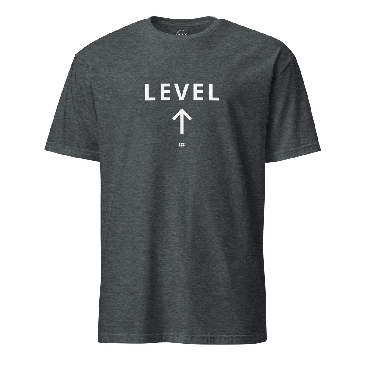 Level Up T-Shirt Dark Heather | 222 Threads