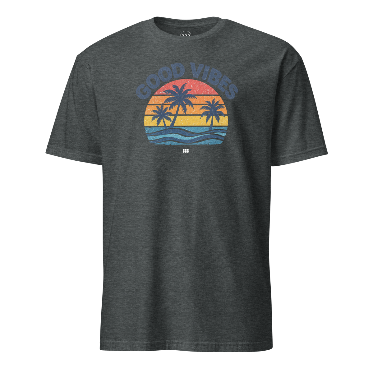 Good Vibes T-Shirt Dark Heather | 222 Threads