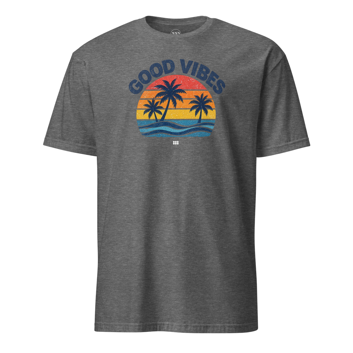 Good Vibes T-Shirt Graphite Heather | 222 Threads