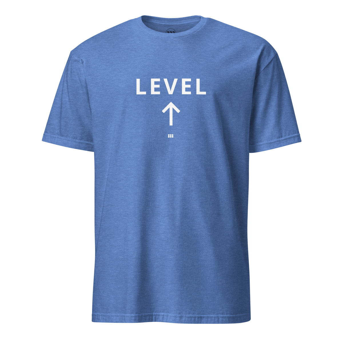 Level Up T-Shirt Heather Royal | 222 Threads